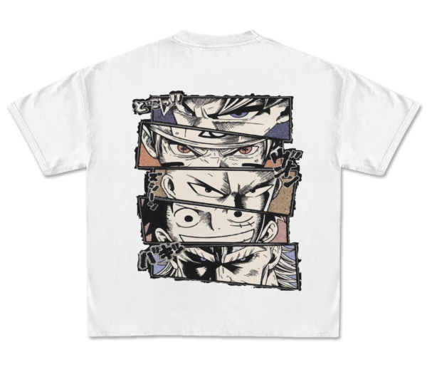 Anime Legends Panel Graphic Tee – Drop Shoulder Edition