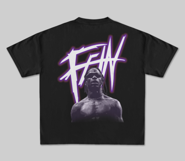 Black Drop Shoulder Tee – FEIN Overlaped Edition ( - Image 2