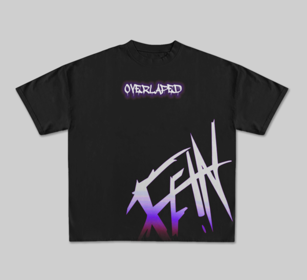 Black Drop Shoulder Tee – FEIN Overlaped Edition (