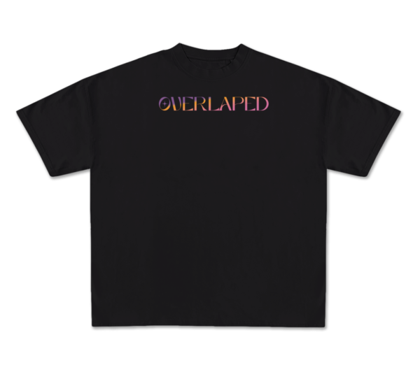 Black Drop Shoulder Tee – Erupt Volcano Edition - Image 3