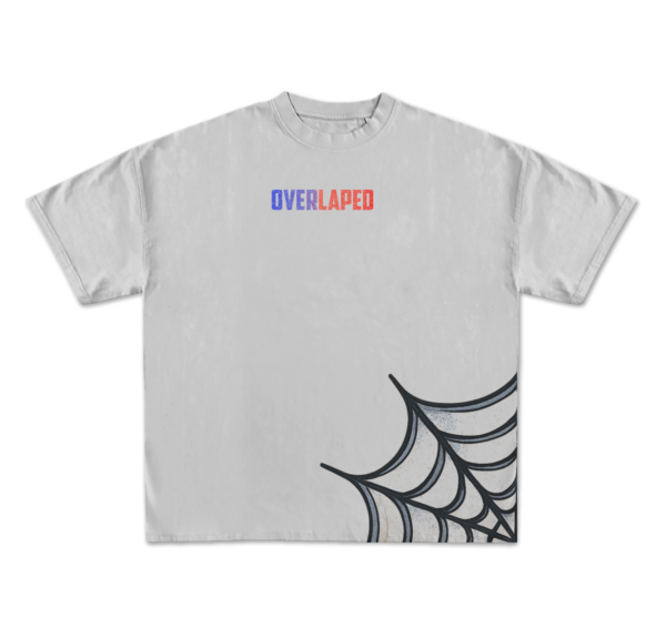 Black Drop Shoulder Tee – SPIDEY OVERLAPED Edition