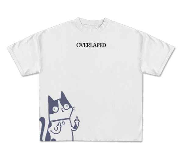 Black Drop Shoulder Tee – SORRY OVERLAPED Edition